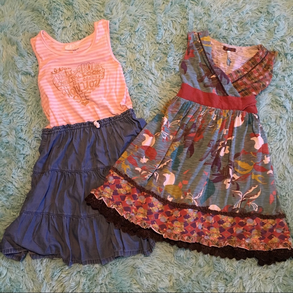 Matilda Jane Adriana Wrap & Chambary Dress lot